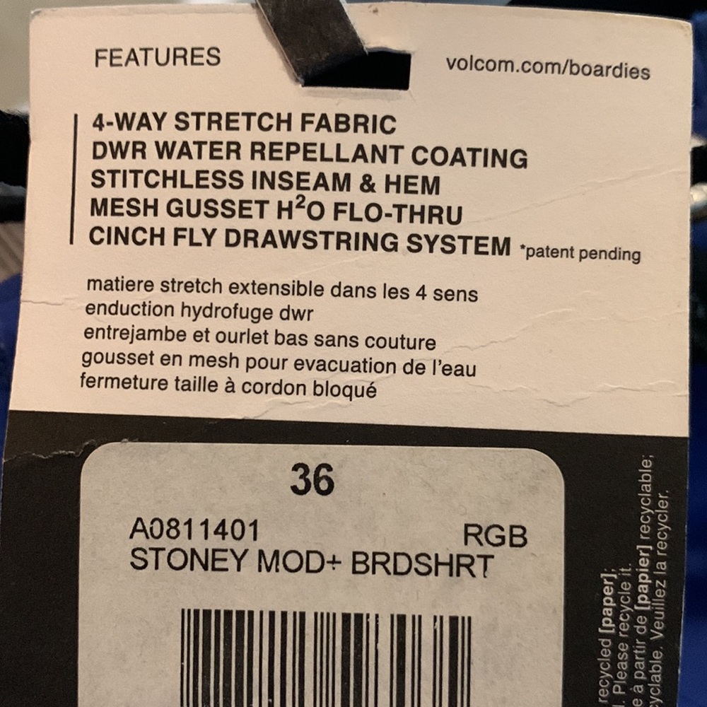 Nwt Volcom Size 36 - image 4